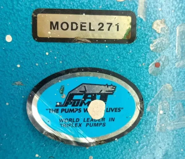 CAT PUMPS MODEL 271 3 FRAME PLUNGER PUMP - Image 5
