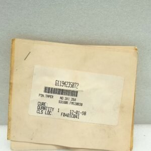 FISHER G1194235072 PIN TAPER LOT OF 2 PACKETS